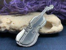 Load image into Gallery viewer, Irish Fiddle Celtic Brooch
