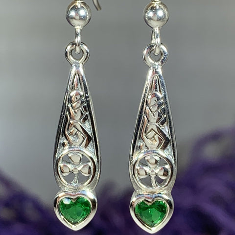 Load image into Gallery viewer, Shamrock Love Earrings
