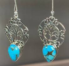Load image into Gallery viewer, Ancient Tree of Life Earrings
