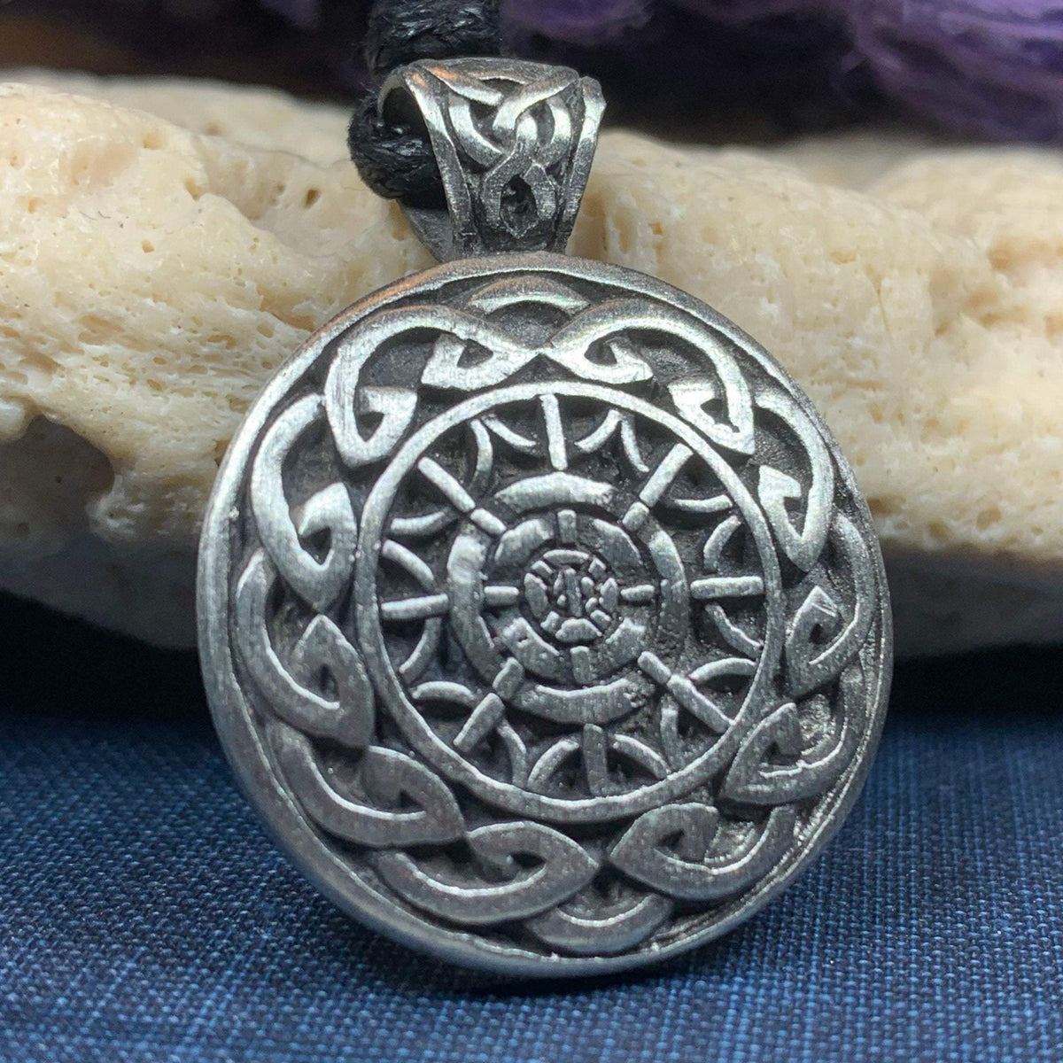 Celtic Eternity Knot Necklace – Celtic Crystal Design Jewelry