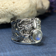 Load image into Gallery viewer, Anchor Ring, Celtic Jewelry, Nautical Ring, Celtic Knot Jewelry, Inspirational Jewelry, Anniversary Gift, Sister Gift, Best Friend Gift

