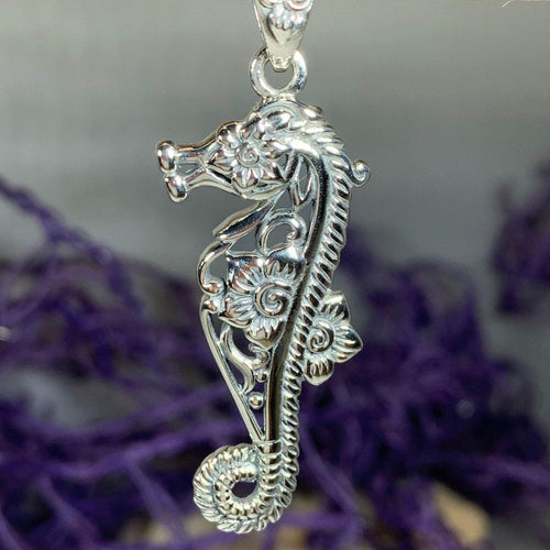 Blooming Seahorse Necklace