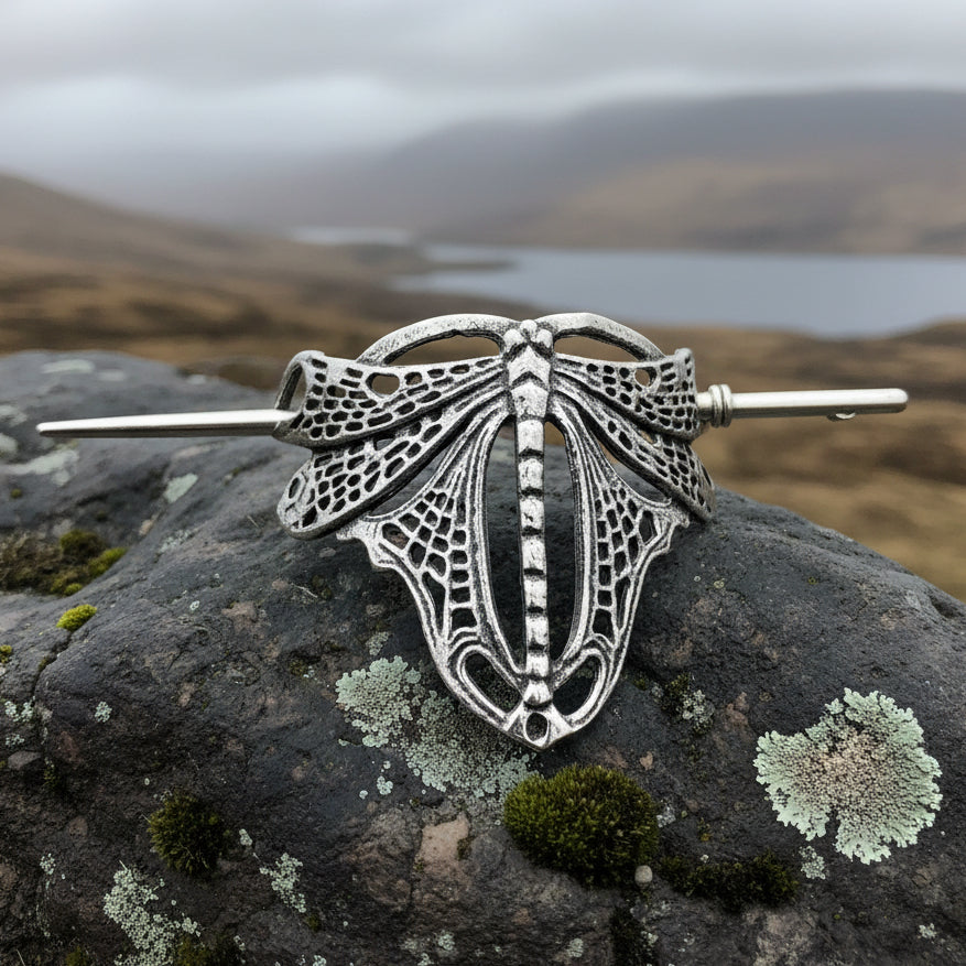 Victorian Dragonfly Hair Slide for Women — view 5