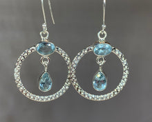 Load image into Gallery viewer, Celtic Gemstone Earrings
