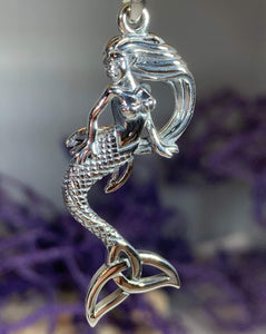 Celtic Trinity Knot Mermaid Necklace