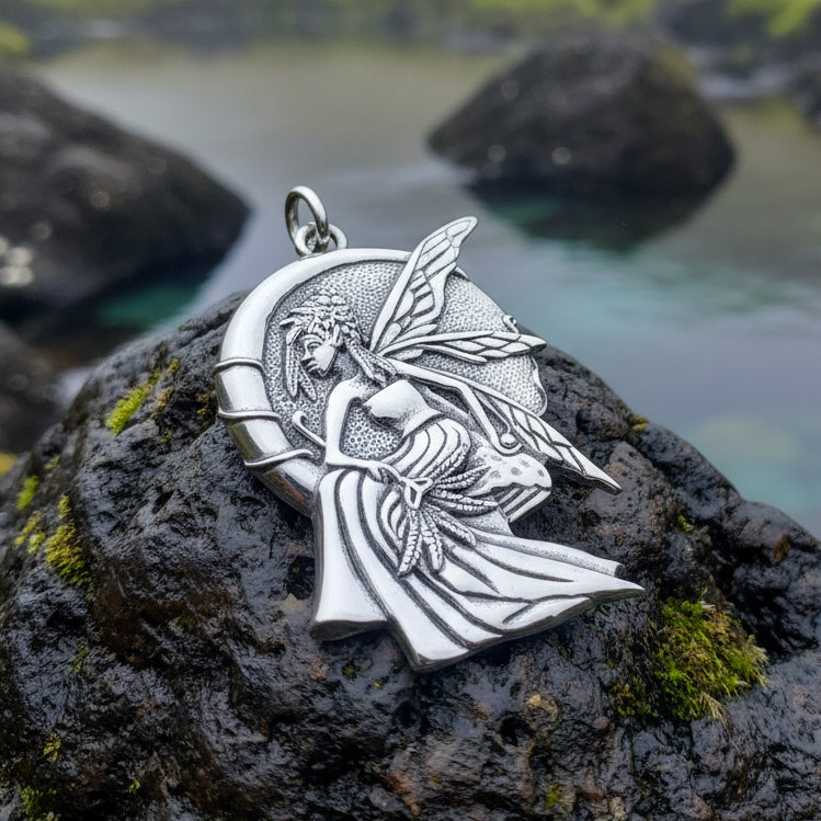Moonlight Fairy Necklace in Sterling Silver