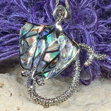 Load image into Gallery viewer, Abalone Manta Ray Necklace 07
