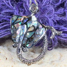 Load image into Gallery viewer, Abalone Manta Ray Necklace 03

