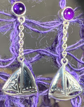 Load image into Gallery viewer, Celtic Sailboat Earrings
