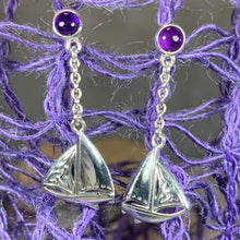 Load image into Gallery viewer, Celtic Sailboat Earrings
