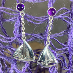 Celtic Sailboat Earrings