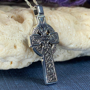 Dove of Peace Celtic Cross Necklace