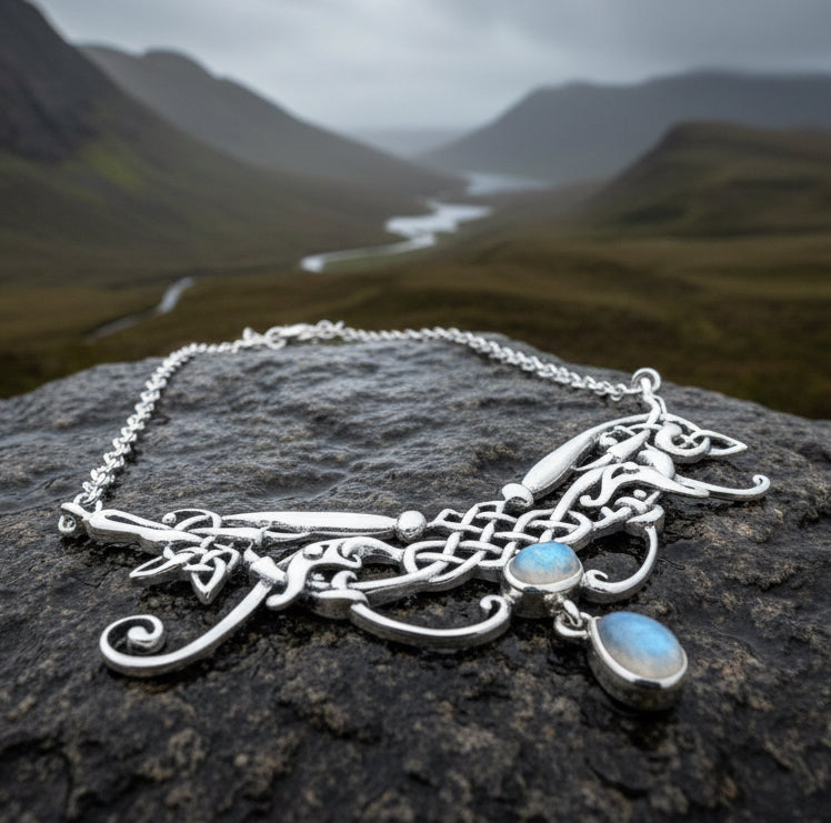 Aife Goddess Celtic Knot Necklace 02