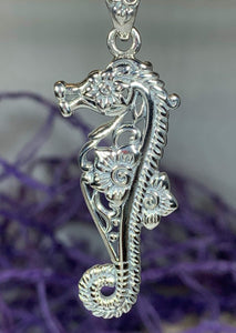 Blooming Seahorse Necklace