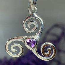 Load image into Gallery viewer, Celtic Spiral Love Necklace
