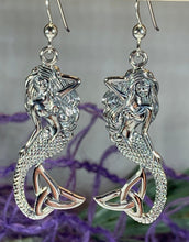 Load image into Gallery viewer, Celtic Mermaid Earrings
