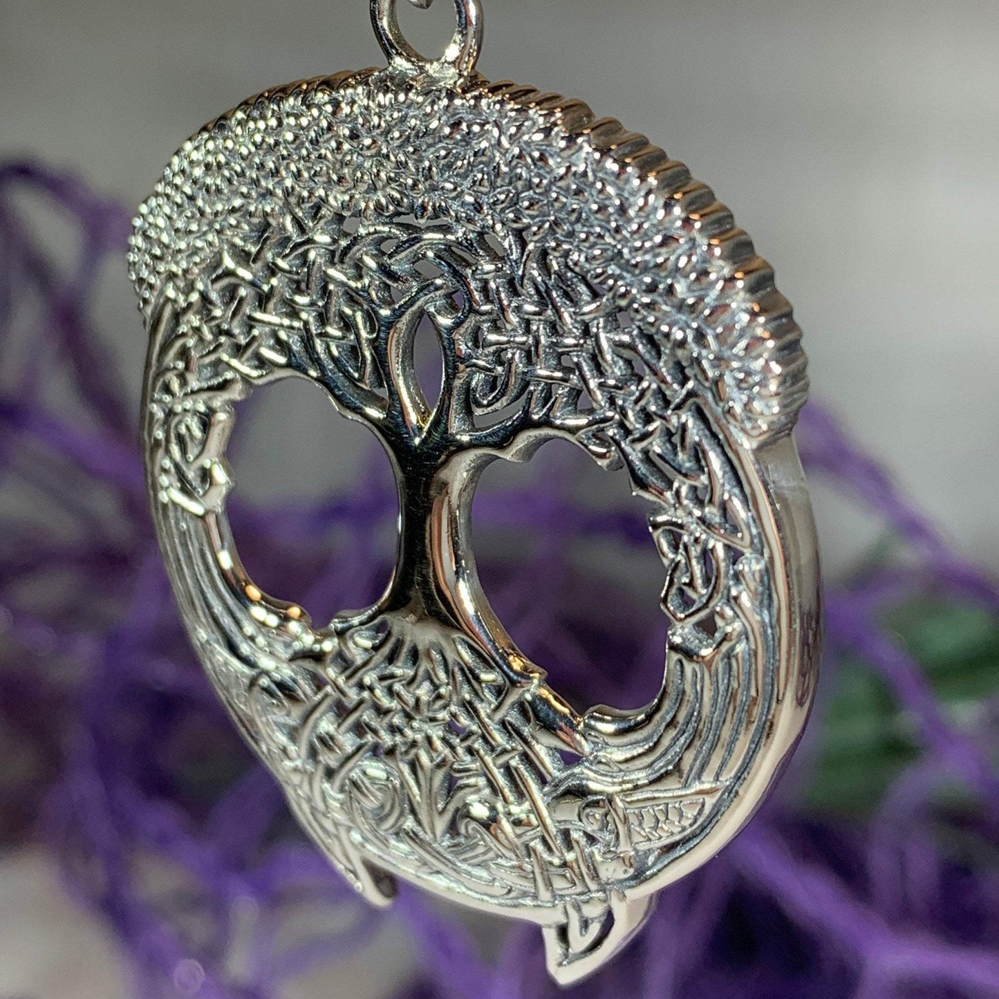 Celtic Soul Tree of Life Necklace — view 8