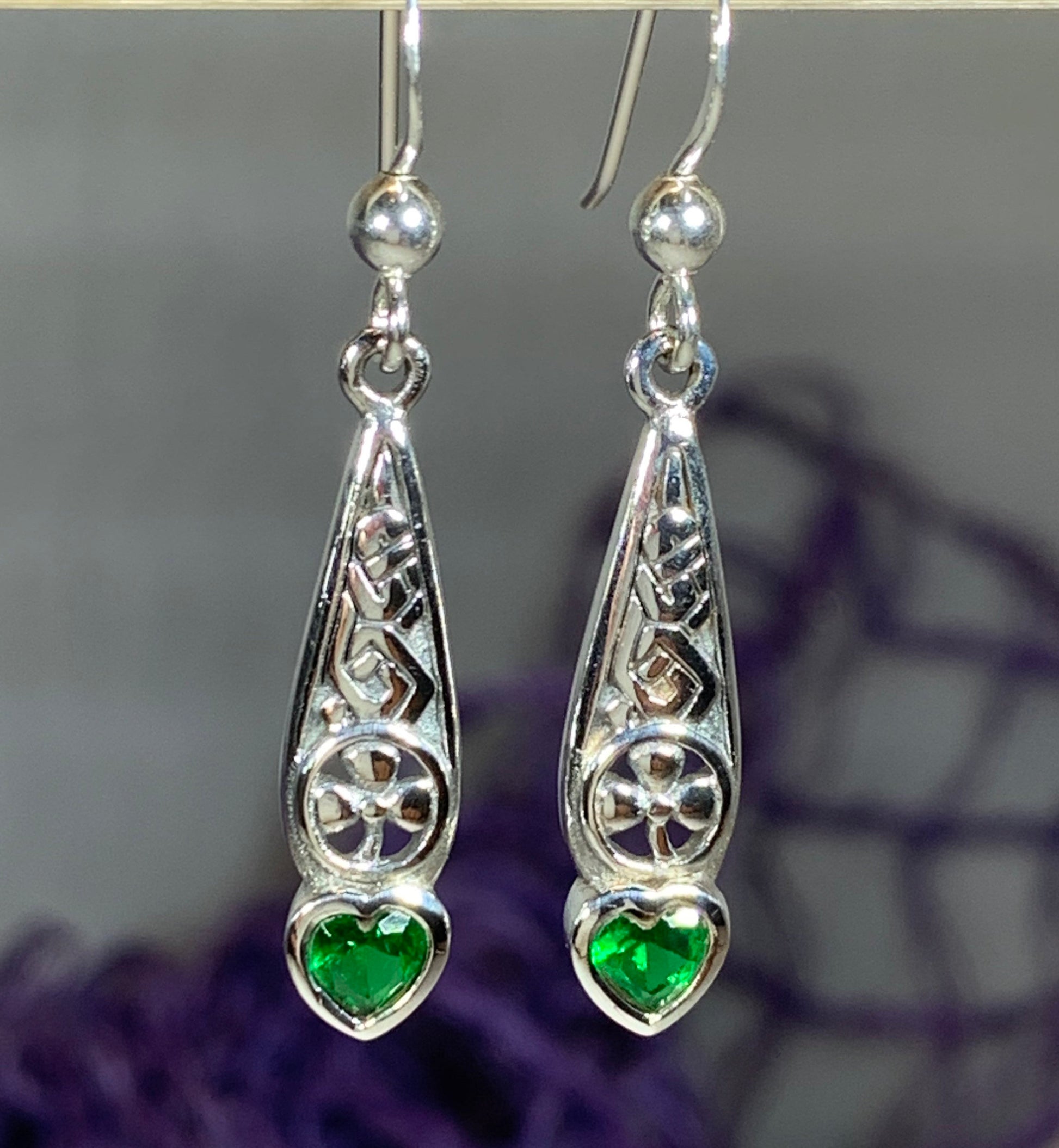 Shamrock Love Earrings — view 7