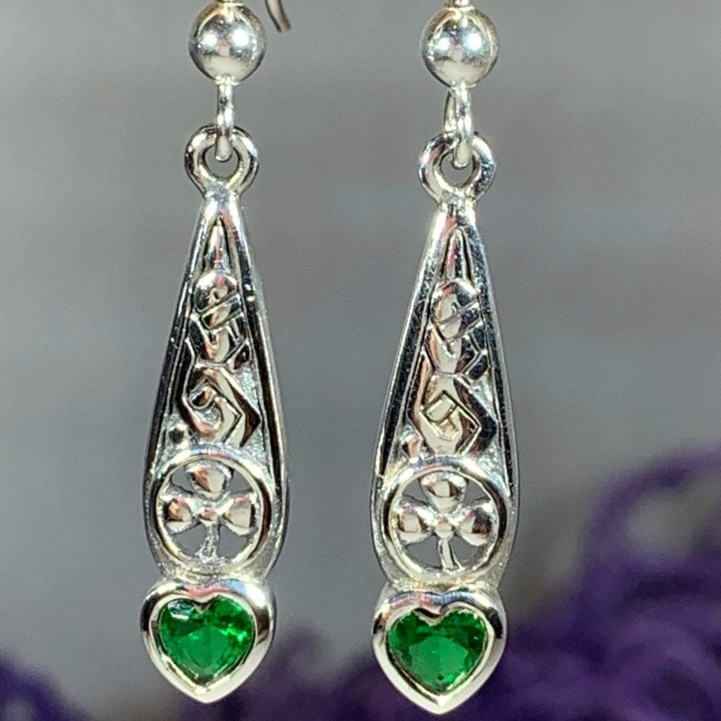 Shamrock Love Earrings — view 11