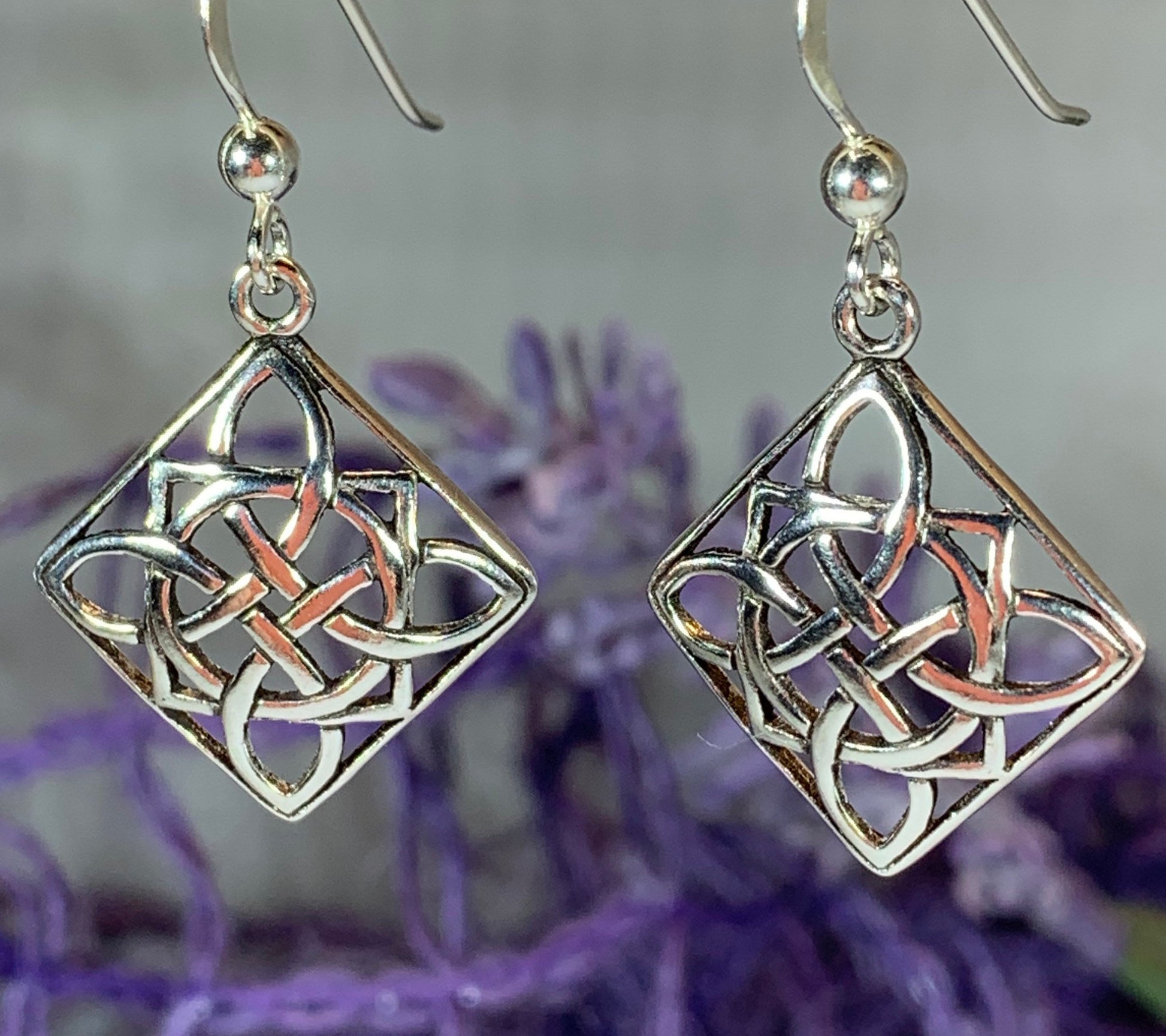 Margaret Celtic Knot Earrings — view 4