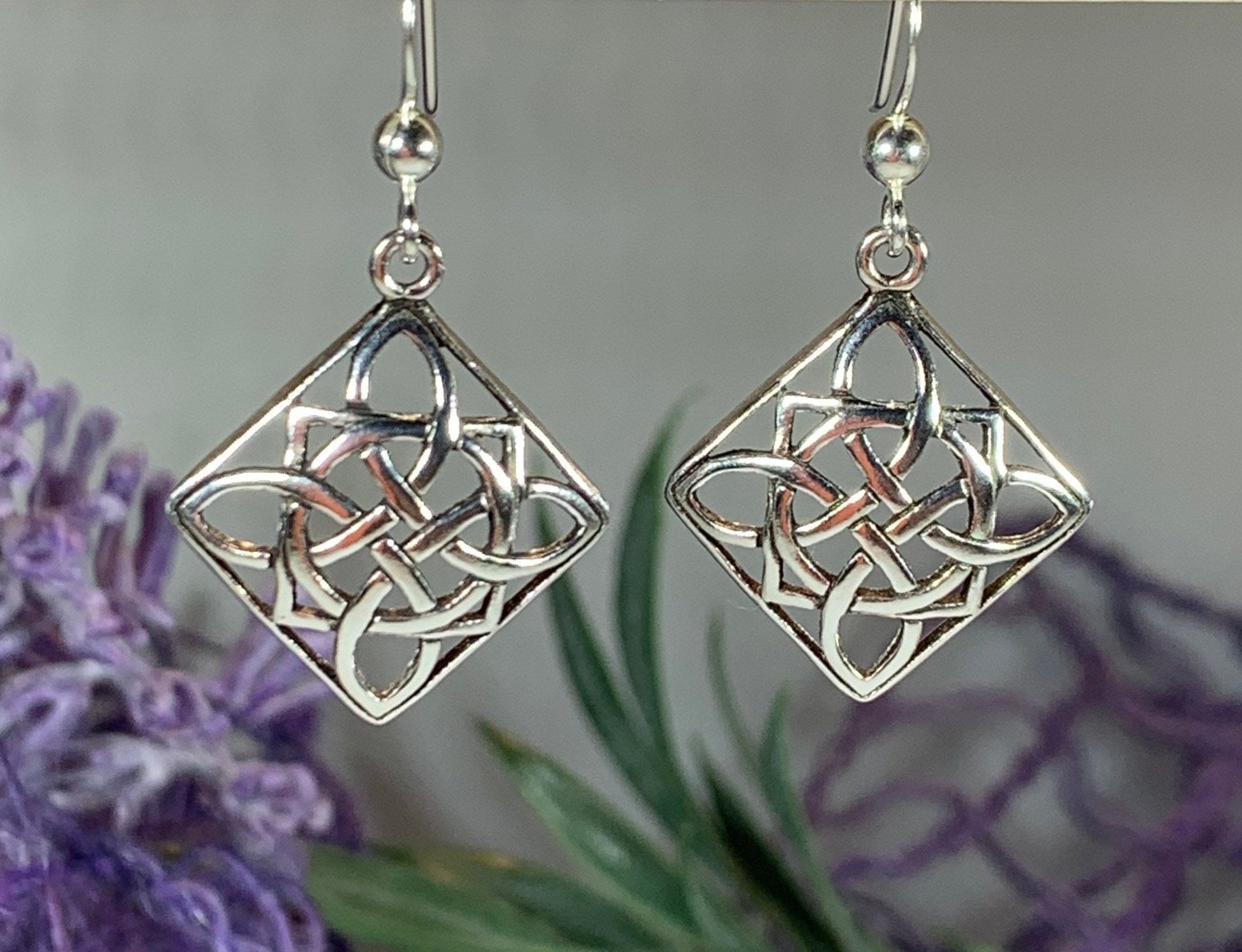 Margaret Celtic Knot Earrings — view 3