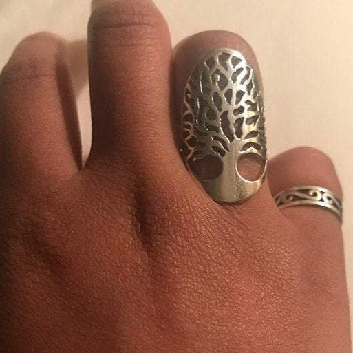 Caroline Tree of Life Ring in Sterling Silver — view 6