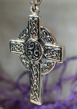 Load image into Gallery viewer, Aileran Celtic Cross Necklace 02
