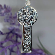 Load image into Gallery viewer, Modern Celtic Cross Necklace
