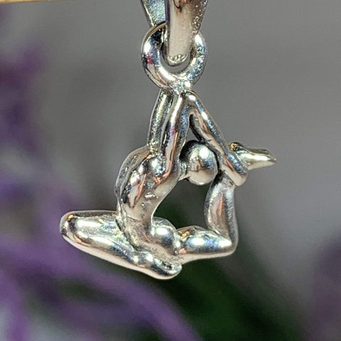 Load image into Gallery viewer, Mermaid Yoga Pose Necklace
