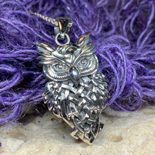 Load image into Gallery viewer, Owl Celtic Knot Necklace
