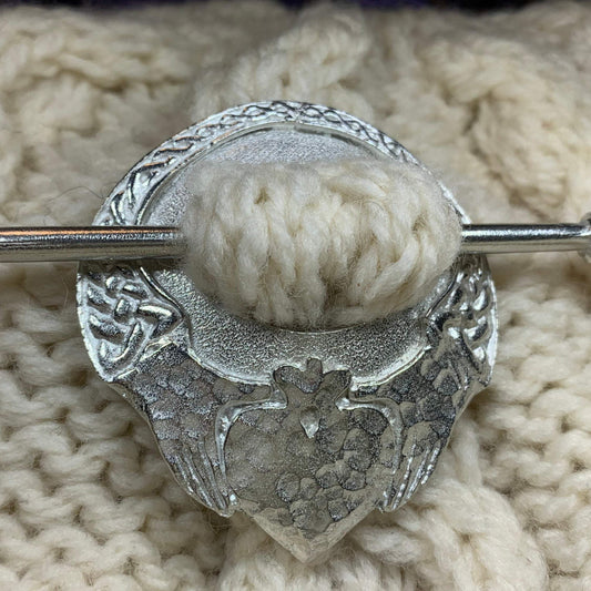 Irish Claddagh Scarf Ring