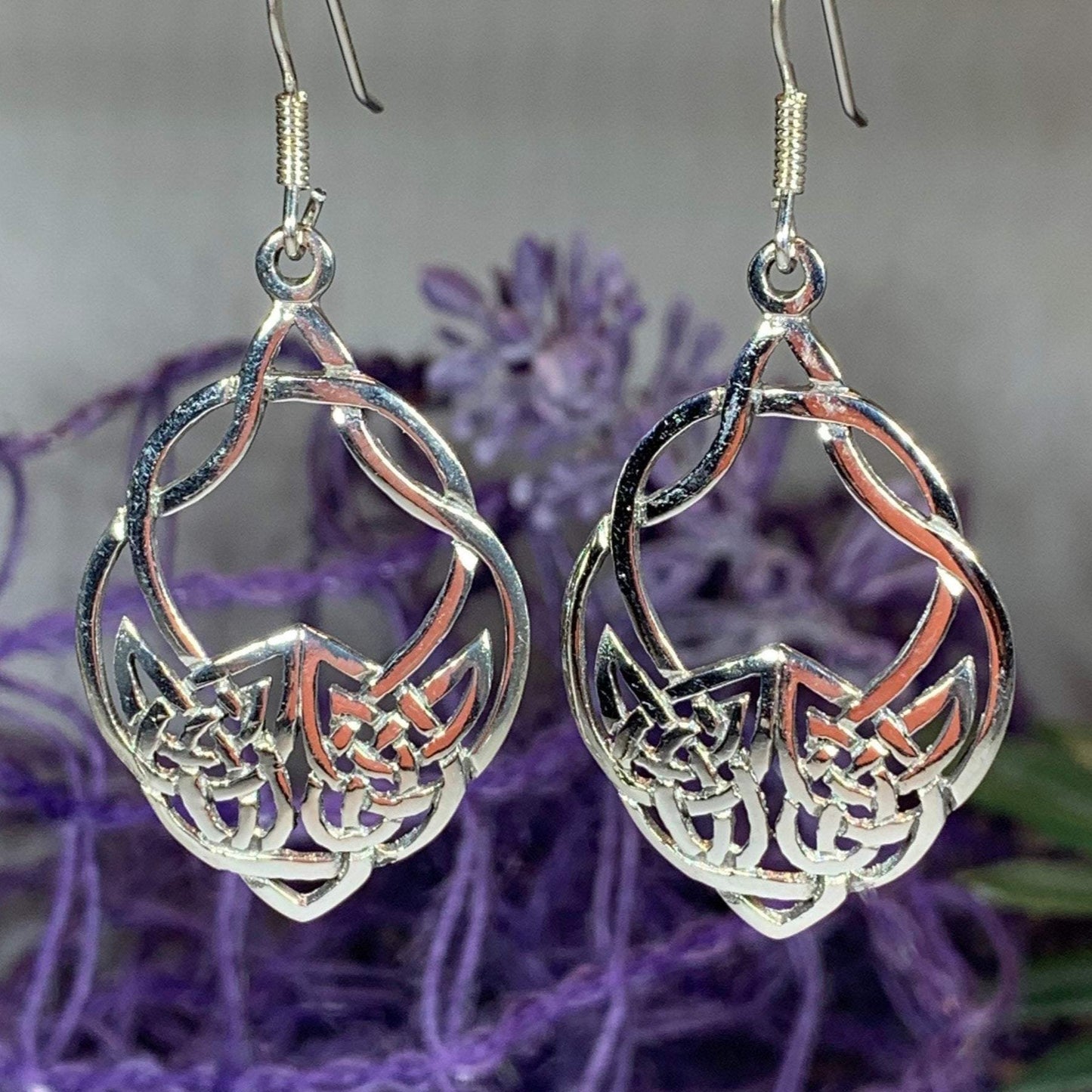 Ashling Celtic Knot Earrings — view 4