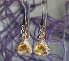Load image into Gallery viewer, Love Knot Gemstone Earrings
