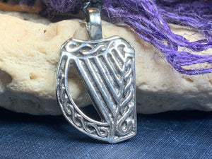 Irish Harp Necklace