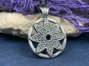 Celtic Knot Flower Necklace