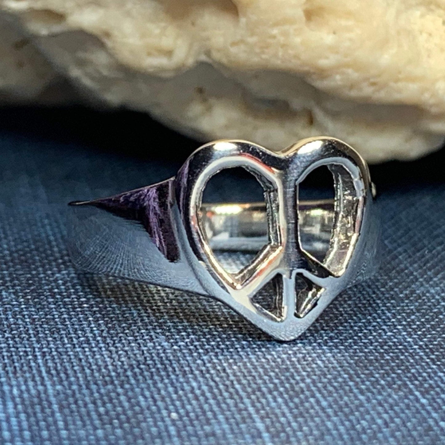 Peace Sign Ring — view 2