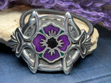 Load image into Gallery viewer, Celtic Pansy Ponytail Holder
