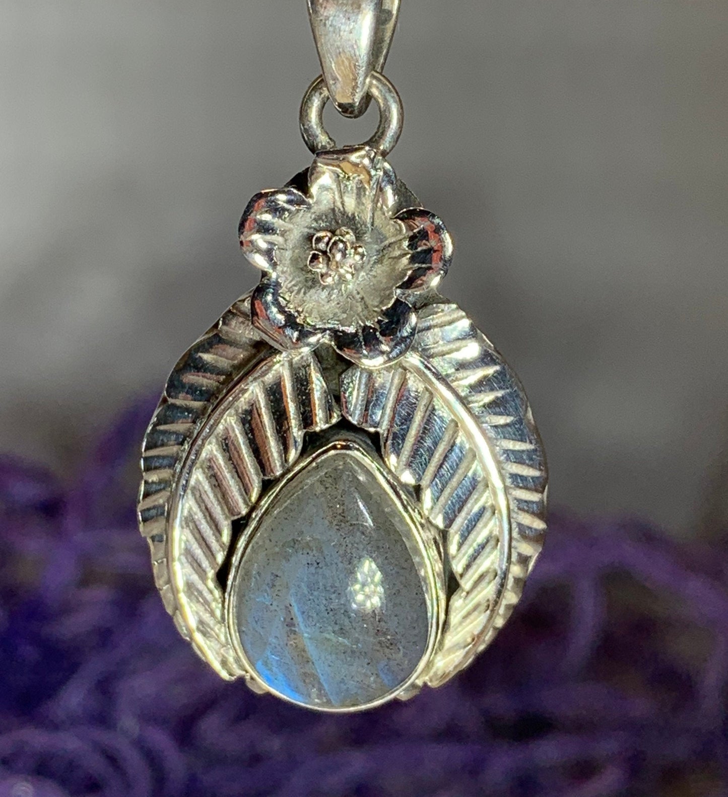 Celtic Leaf Necklace — view 5