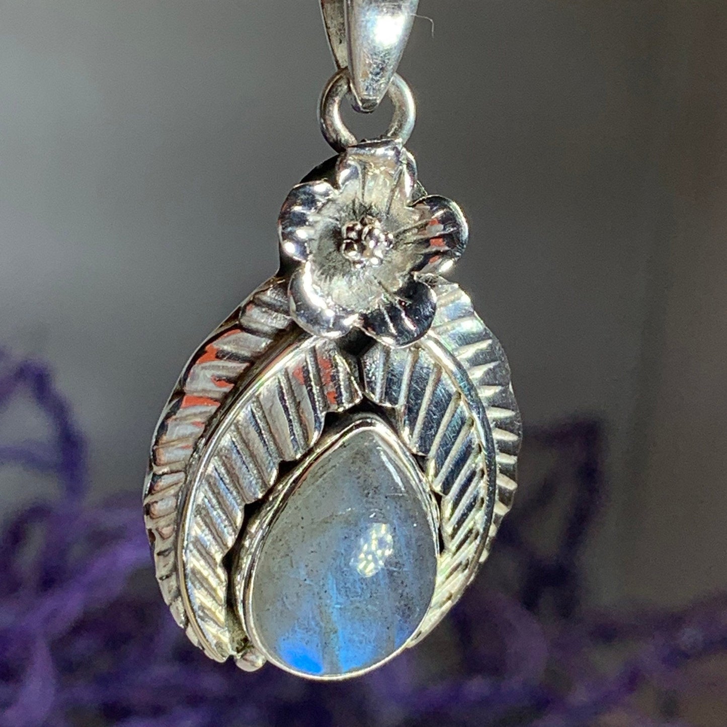 Celtic Leaf Necklace — view 6