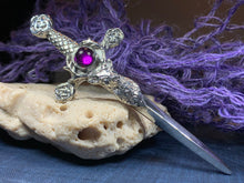 Load image into Gallery viewer, Stag Sword Kilt Pin
