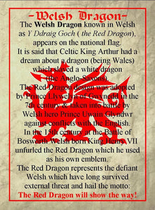 Pewter Welsh Dragon Scarf Ring