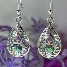Load image into Gallery viewer, Alby Celtic Raindrop Earrings 04
