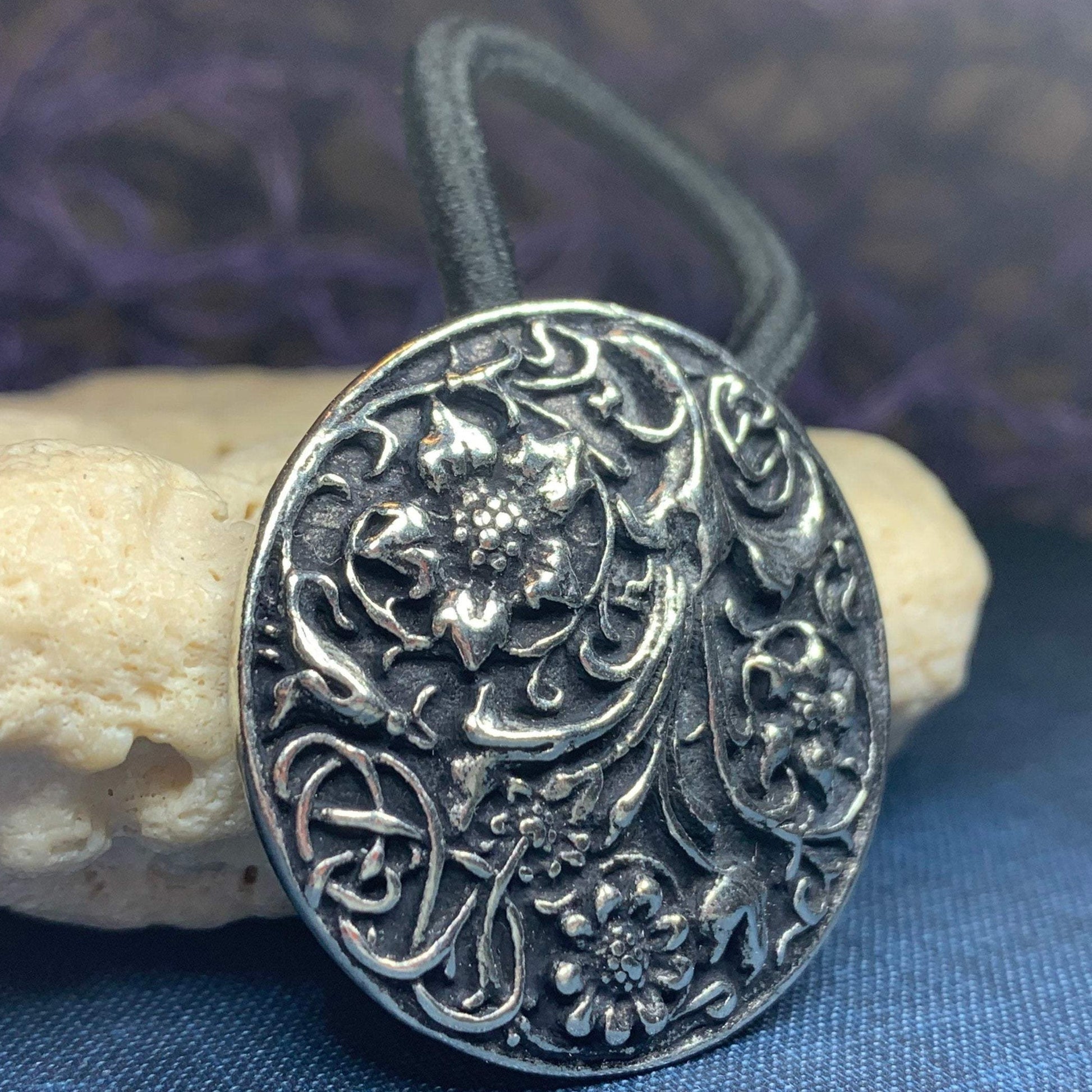 Celtic Flowers Ponytail Holder — view 5