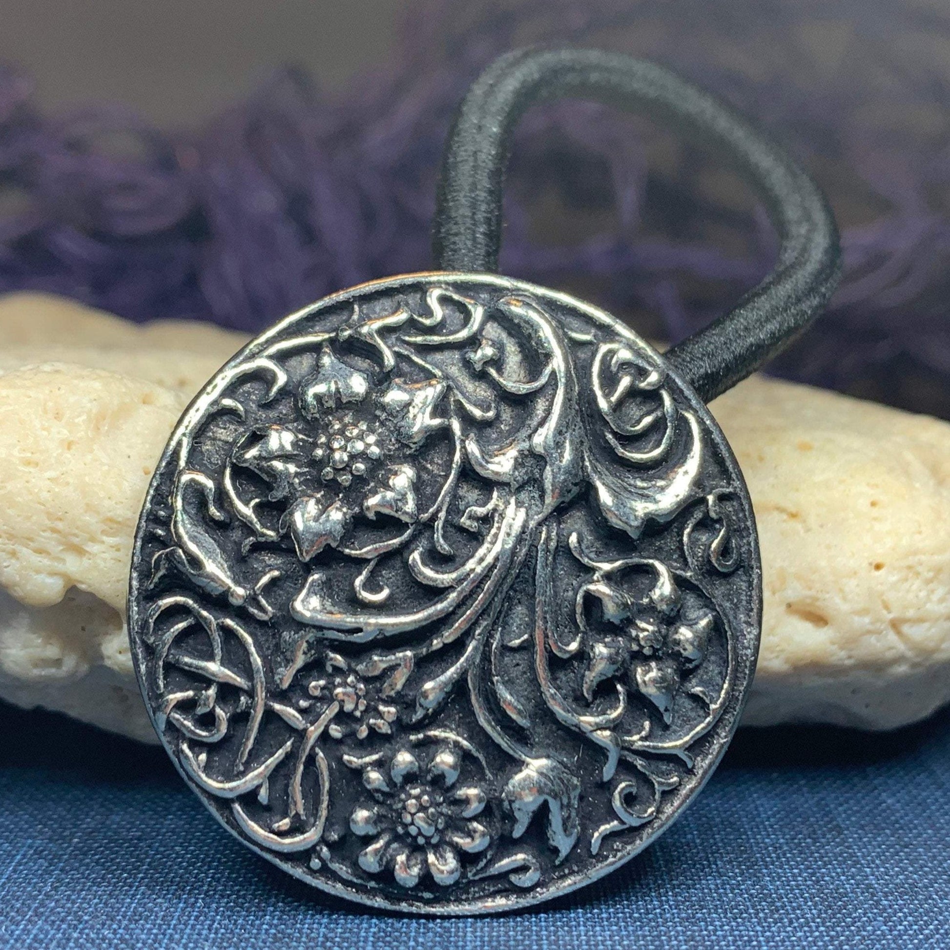 Celtic Flowers Ponytail Holder — view 6