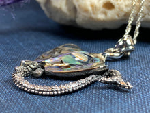 Load image into Gallery viewer, Abalone Manta Ray Necklace 02
