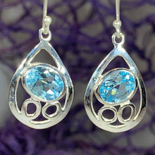 Load image into Gallery viewer, Celtic Infinity Topaz Earrings
