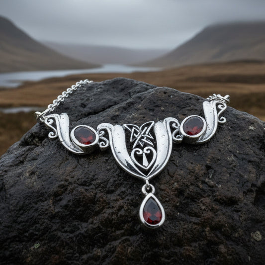 Celtic Flower of Life Necklace in Sterling Silver