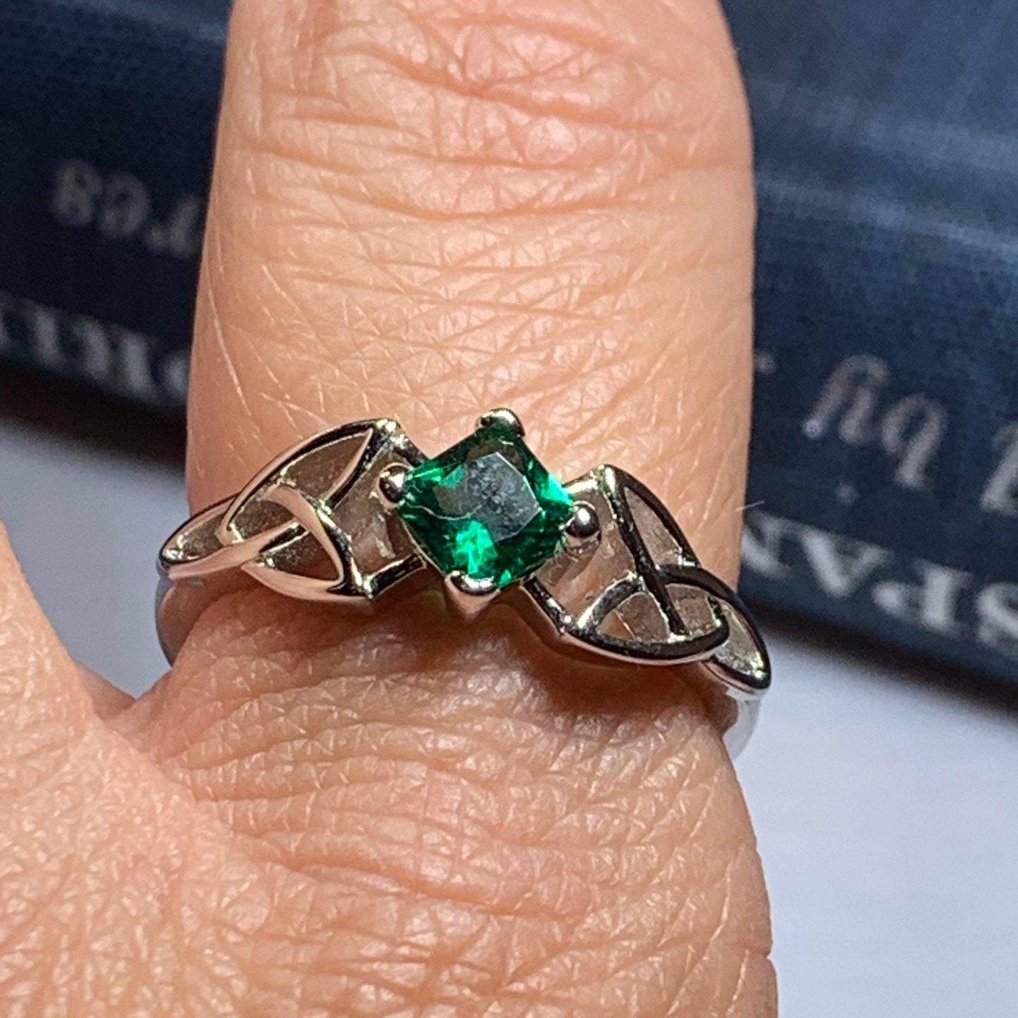 Sylvia Celtic Trinity Knot Ring — view 10