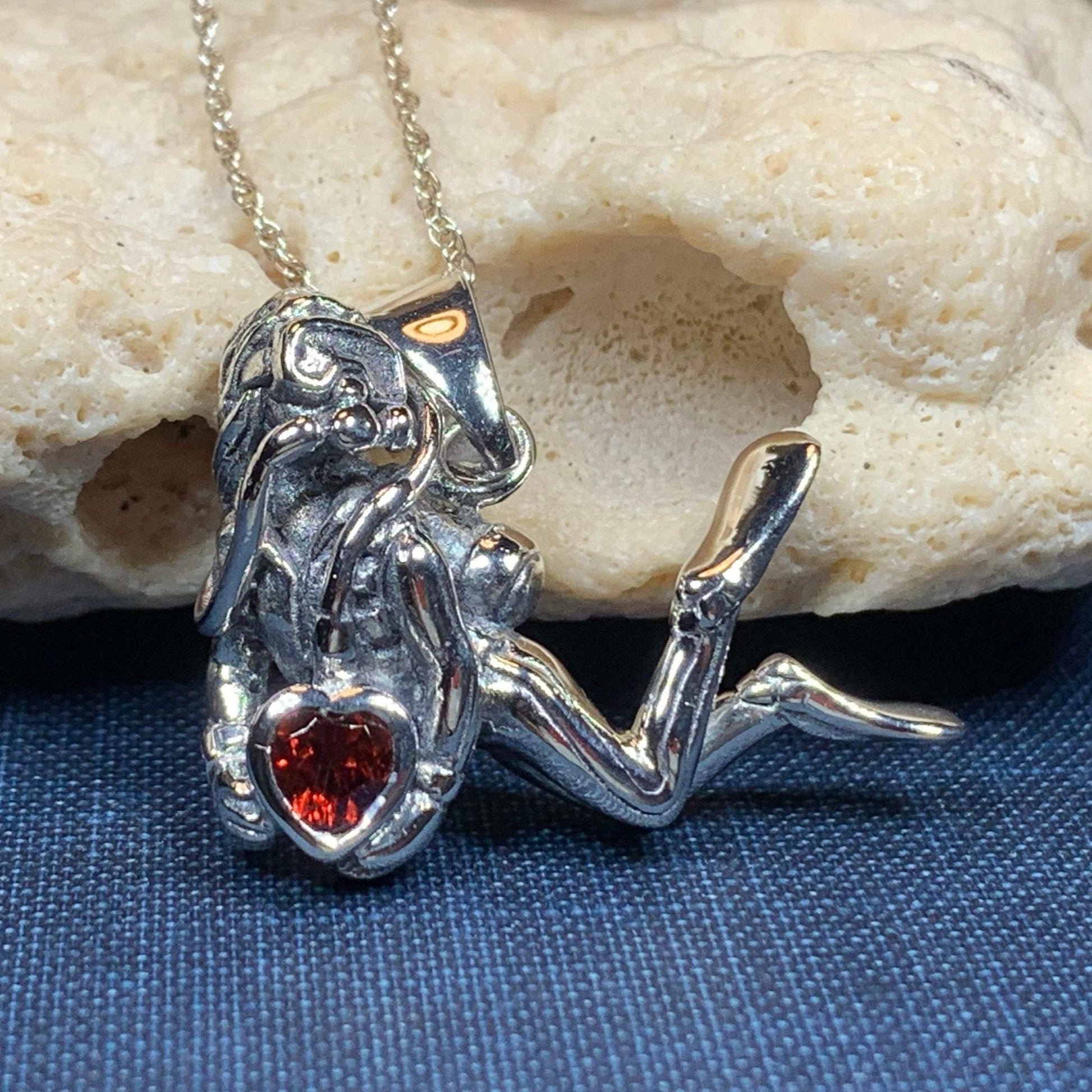 Ocean Diver Necklace in Sterling Silver — view 8