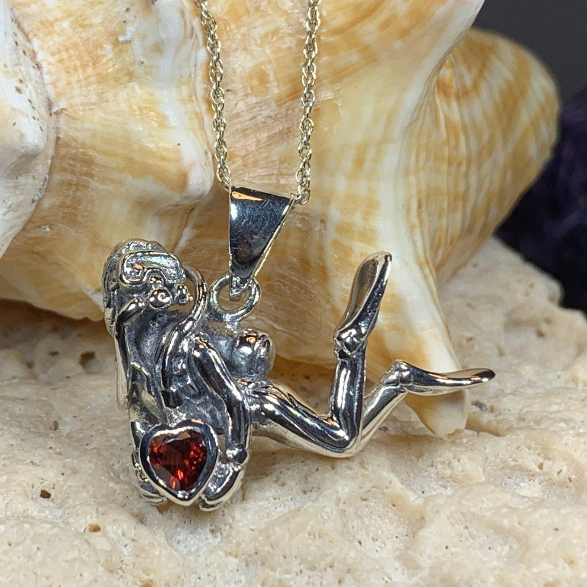 Ocean Diver Necklace in Sterling Silver — view 6